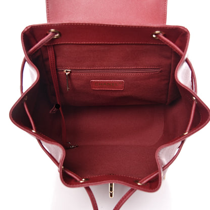 Chanel Caviar Quilted Business Affinity Backpack Burgundy 5 of 10