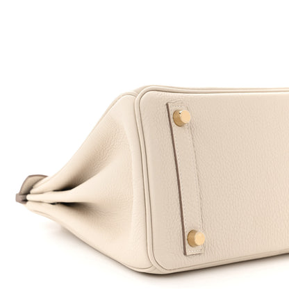 Hermes Togo Birkin 25 Craie 9 of 11