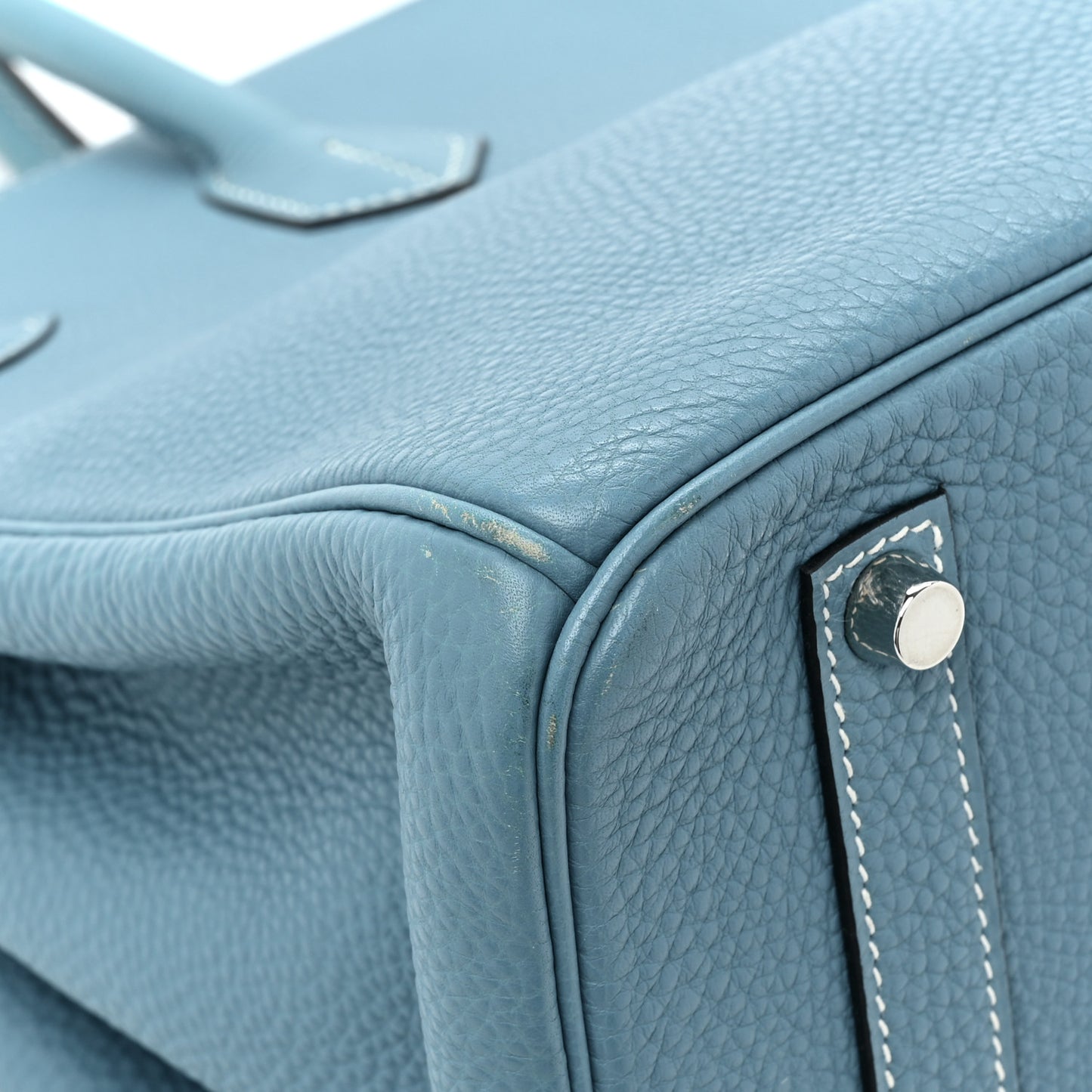 Togo Birkin 35 Blue Jean