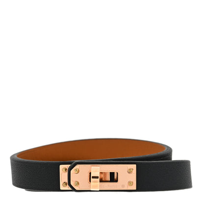 Hermes Swift Mini Kelly Double Tour Bracelet T1 Black 1 of 6