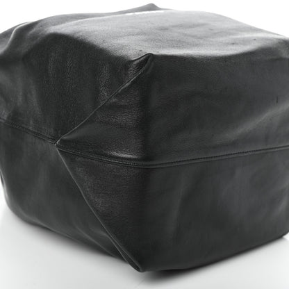 Saint Laurent Lambskin Teddy Drawstring Bag Black 7 of 8