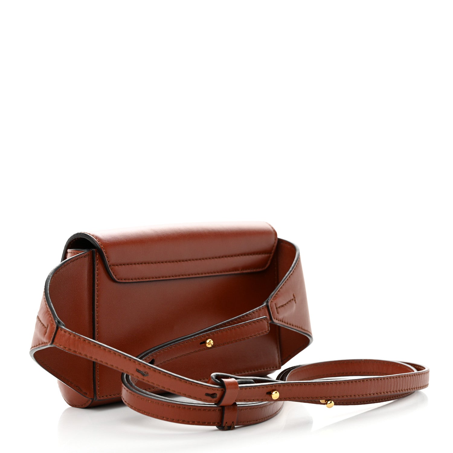 Chloe Calfskin Suede C Belt Bag Sepia Brown 3 of 12