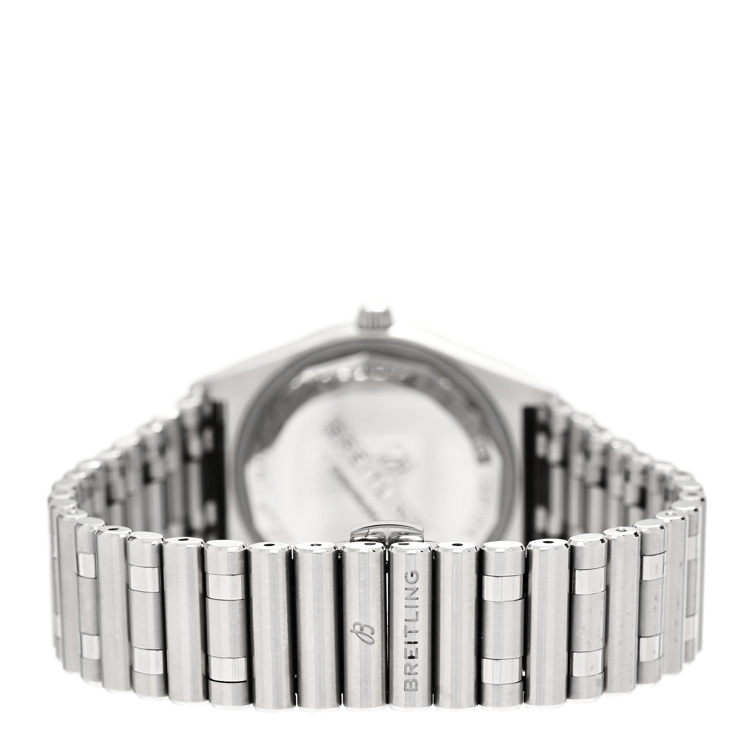 Breitling Stainless Steel Diamond Bezel 32mm Chronomat Quartz Watch Silver A77310591A1A1 3 of 5