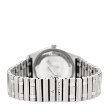 Breitling Stainless Steel Diamond Bezel 32mm Chronomat Quartz Watch Silver A77310591A1A1 3 of 5
