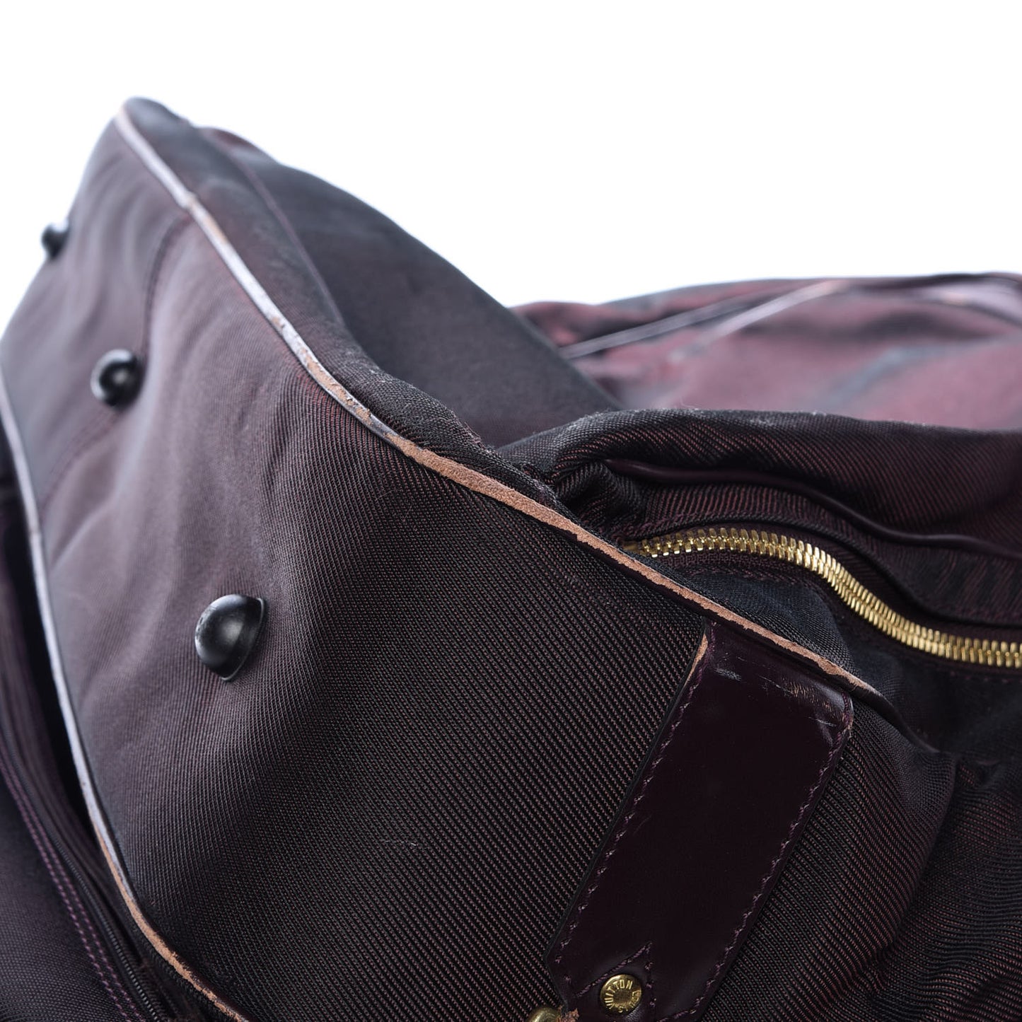 Taiga Canvas 5 Hanger Garment Carrier Bordeaux