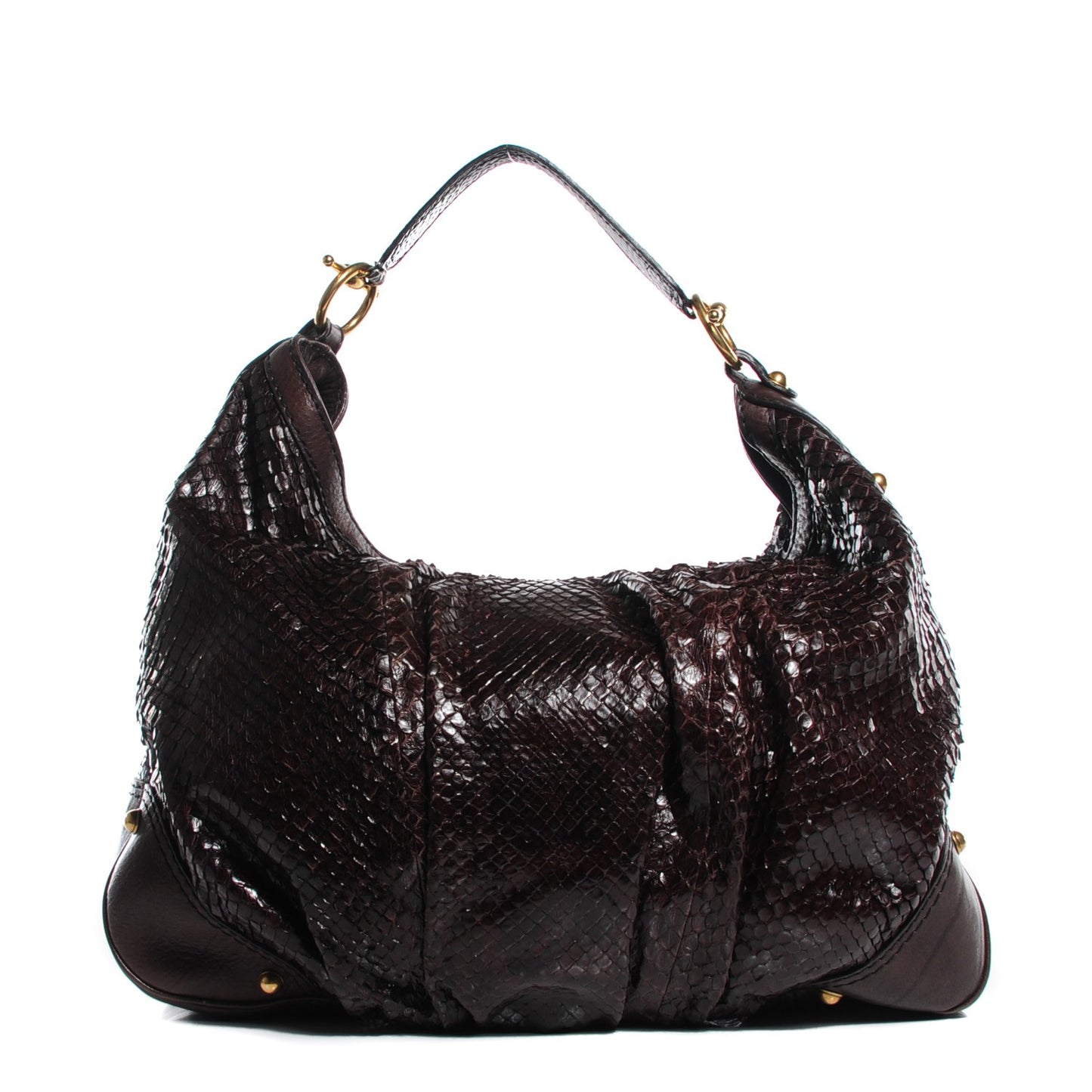 Python Large Jockey Hobo Brown