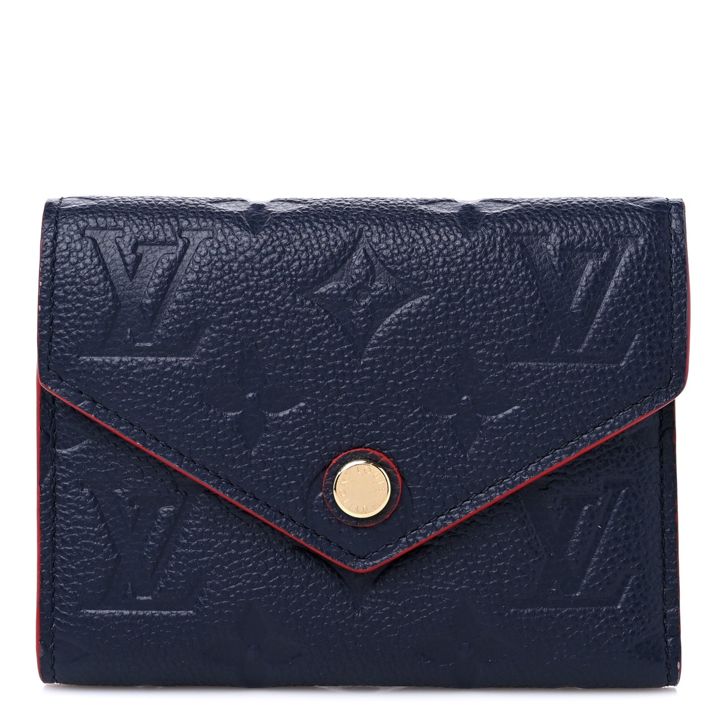 Empreinte Zoe Wallet Marine Rouge