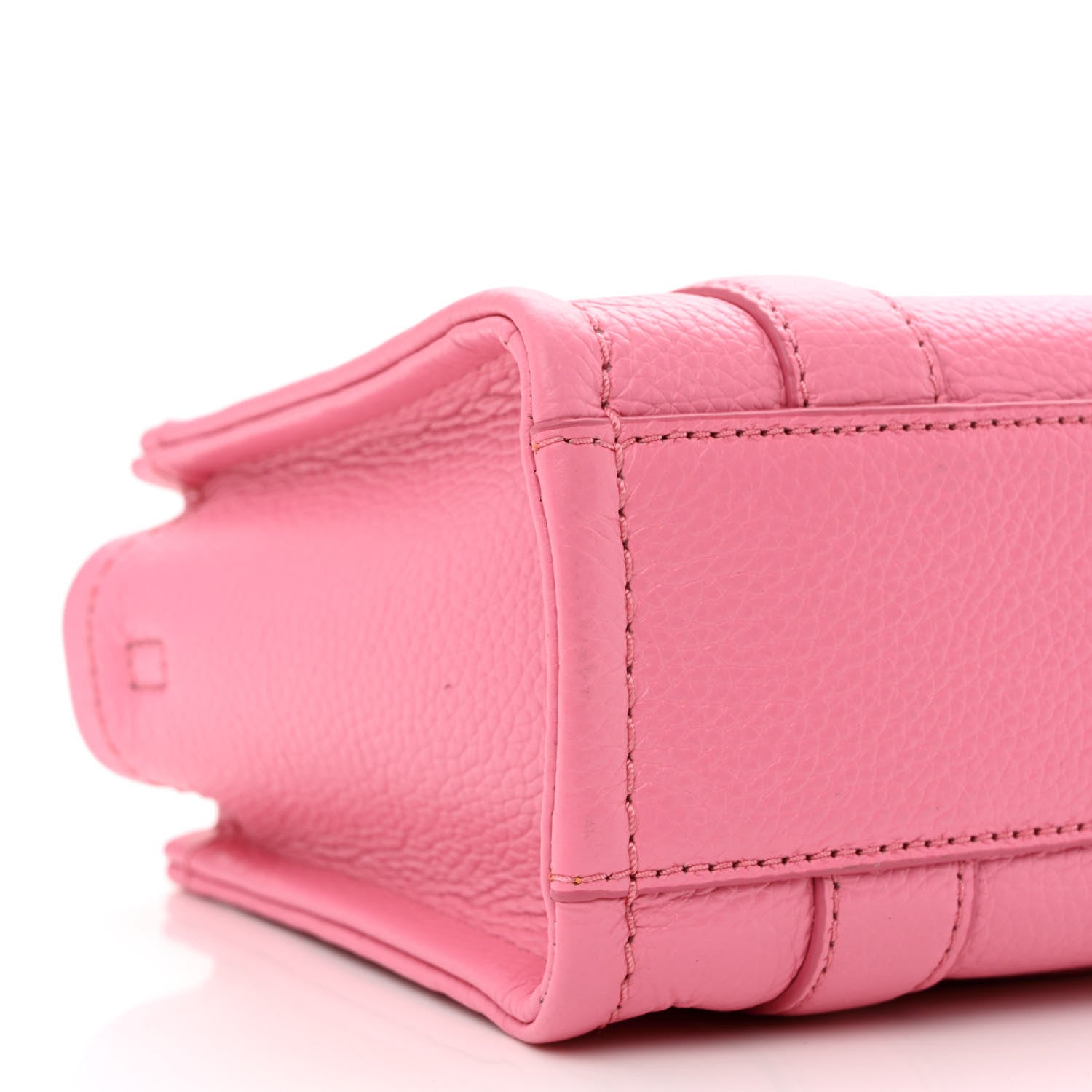 Marc Jacobs Grained Calfskin Micro The Tote Bag Pink 9 of 10