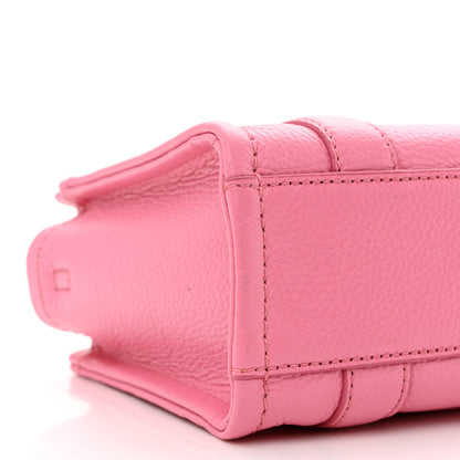 Marc Jacobs Grained Calfskin Micro The Tote Bag Pink 9 of 10