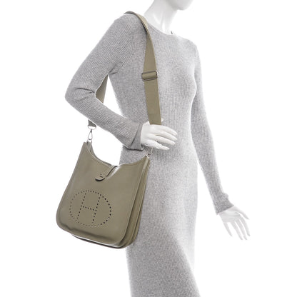 Hermes Taurillon Clemence Evelyne III PM Sauge 2 of 7