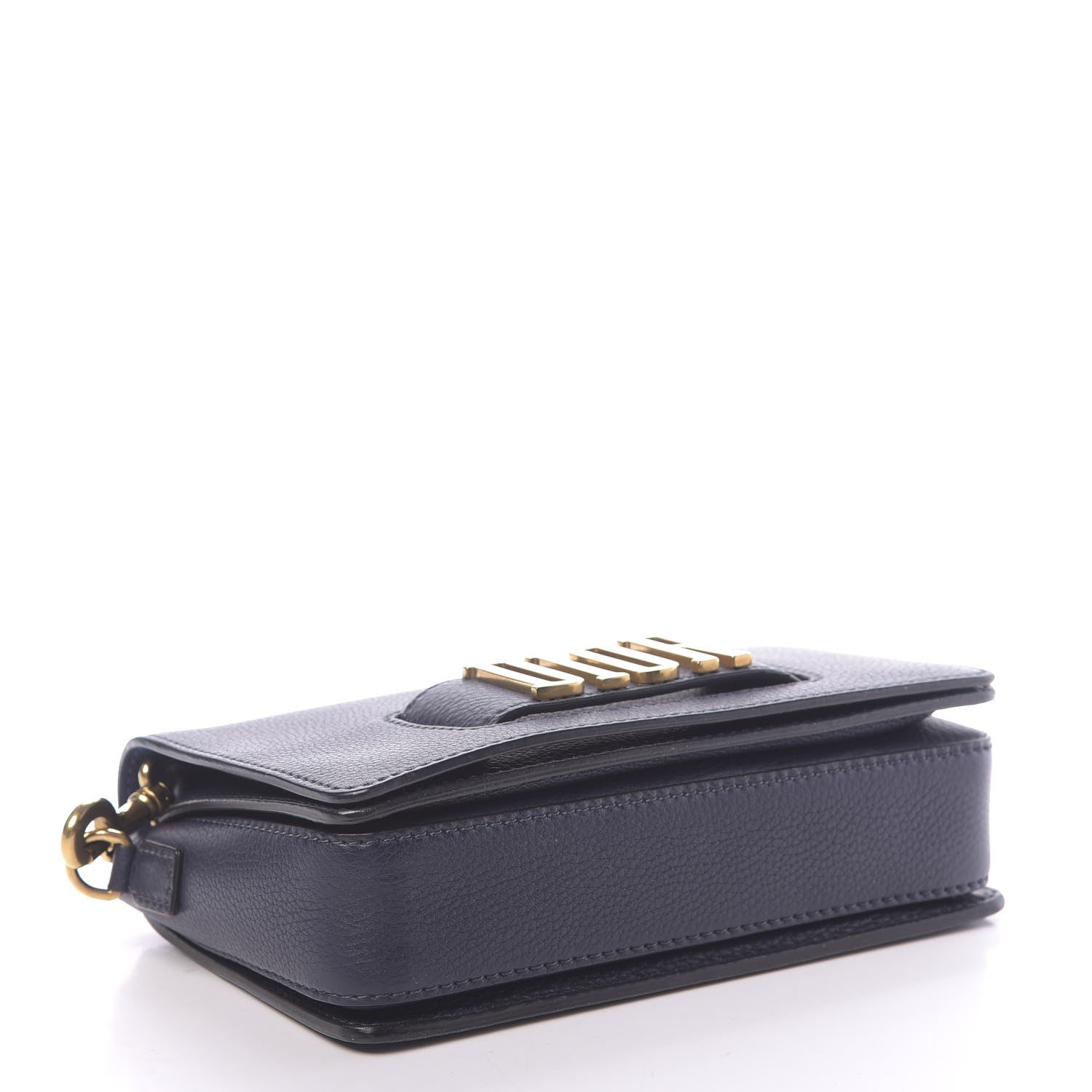 Christian Dior Grained Calfskin Dio(r)evolution Flap Bag Navy Blue 4 of 10