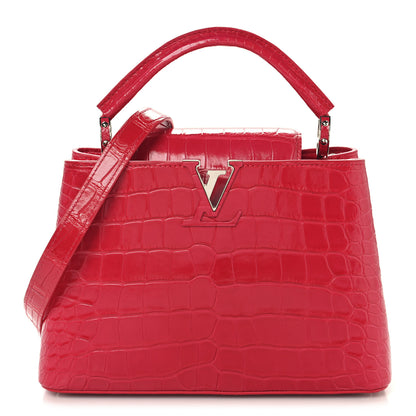Louis Vuitton Alligator Capucines BB Fuchsia 1 of 9