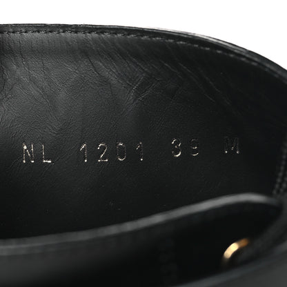 Louis Vuitton Calfskin Wonderland Flat Ranger Boots 39 Black 8 of 9