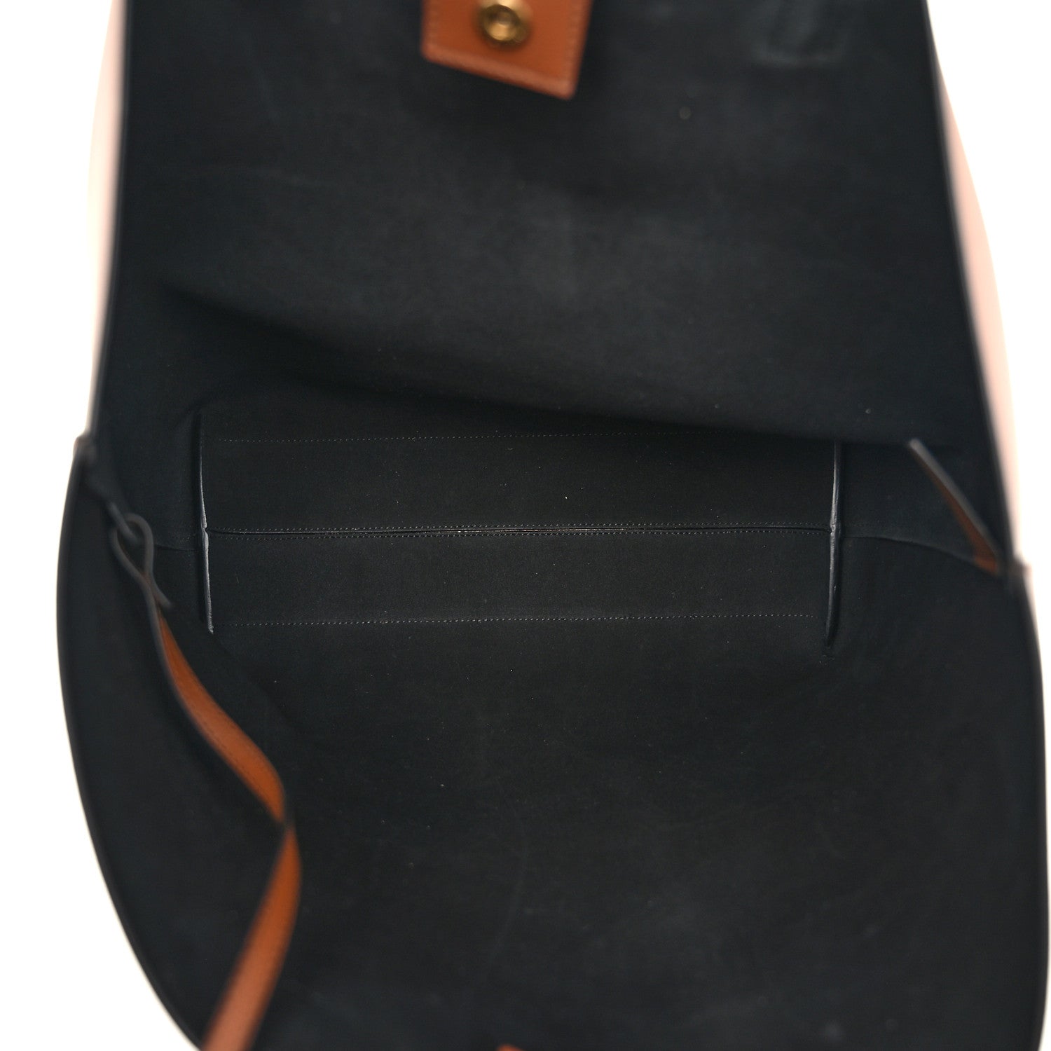 Saint Laurent Calfskin Bold Shopping Tote Brown 6 of 11