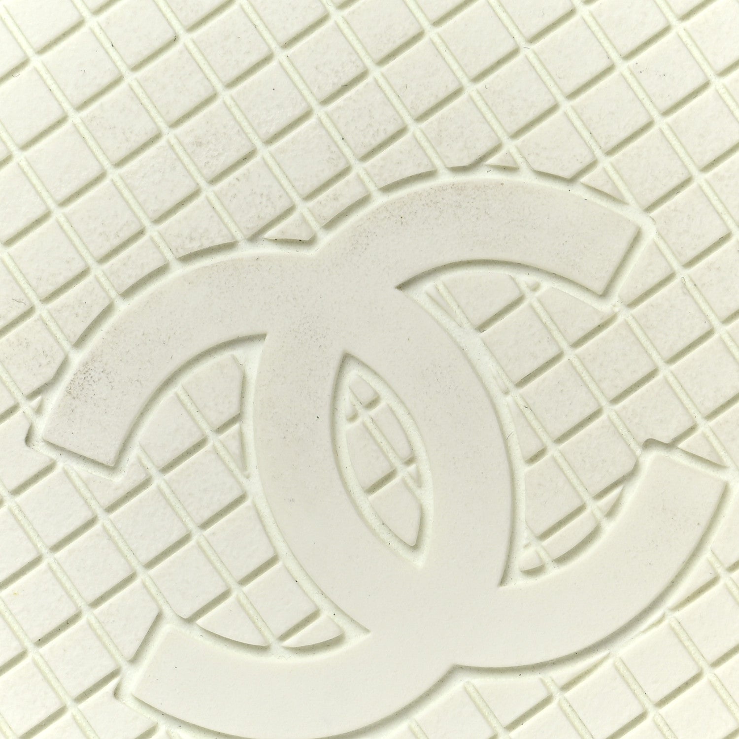 Chanel Calfskin CC Womens Sneakers 37 White 7 of 10
