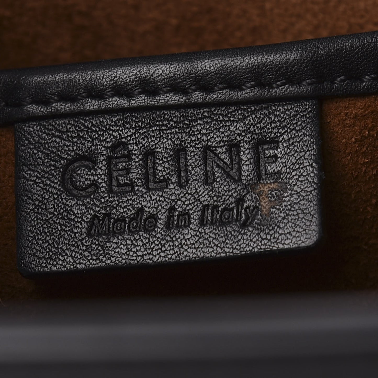 Smooth Drummed Calfskin Nano Tri-Color Luggage Indigo