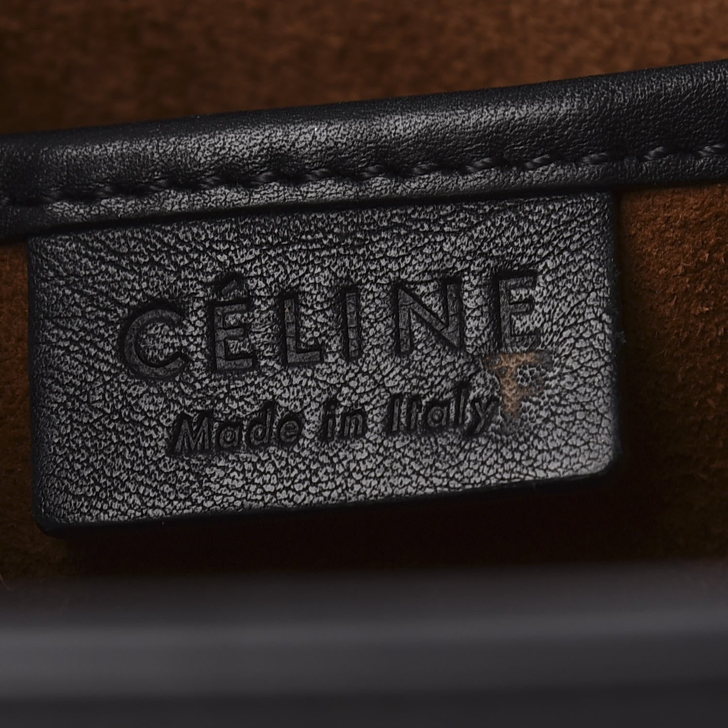 Celine Smooth Drummed Calfskin Nano Tri-Color Luggage Indigo 8 of 9