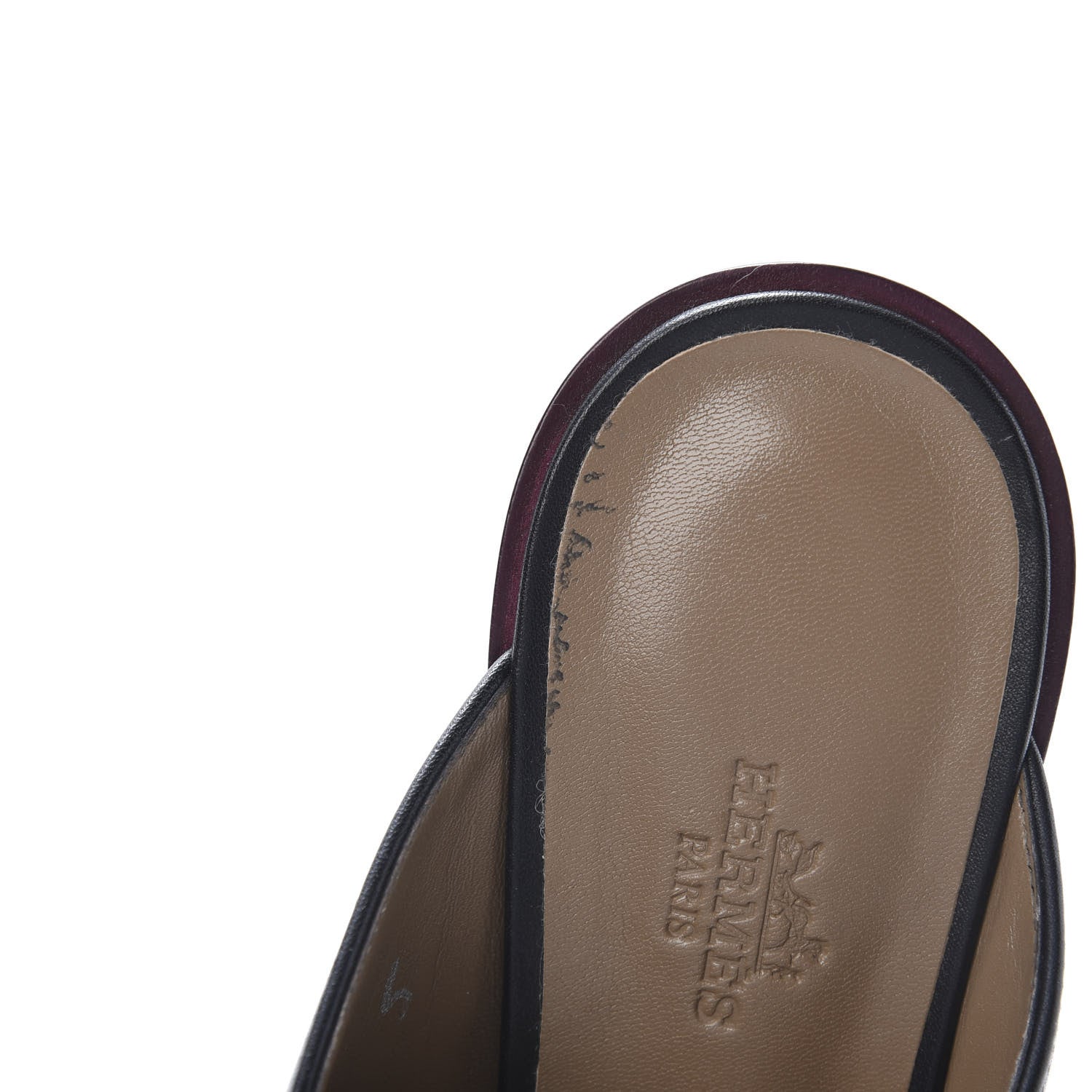 Hermes Calfskin Reveuse Mules 38 Black 8 of 12