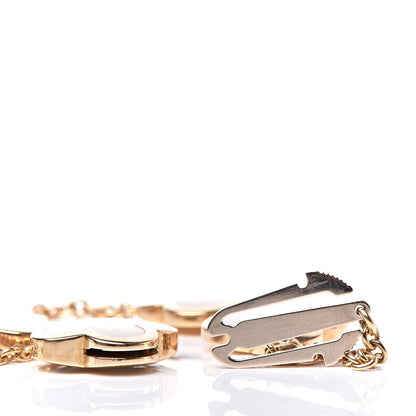Van Cleef & Arpels 18K Yellow Gold Mother of Pearl 4 Motifs Pure Alhambra Bracelet 6 of 6