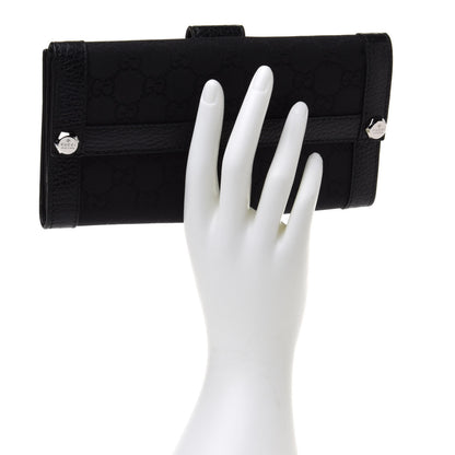 Gucci Monogram Continental Charmy Wallet Black 2 of 11