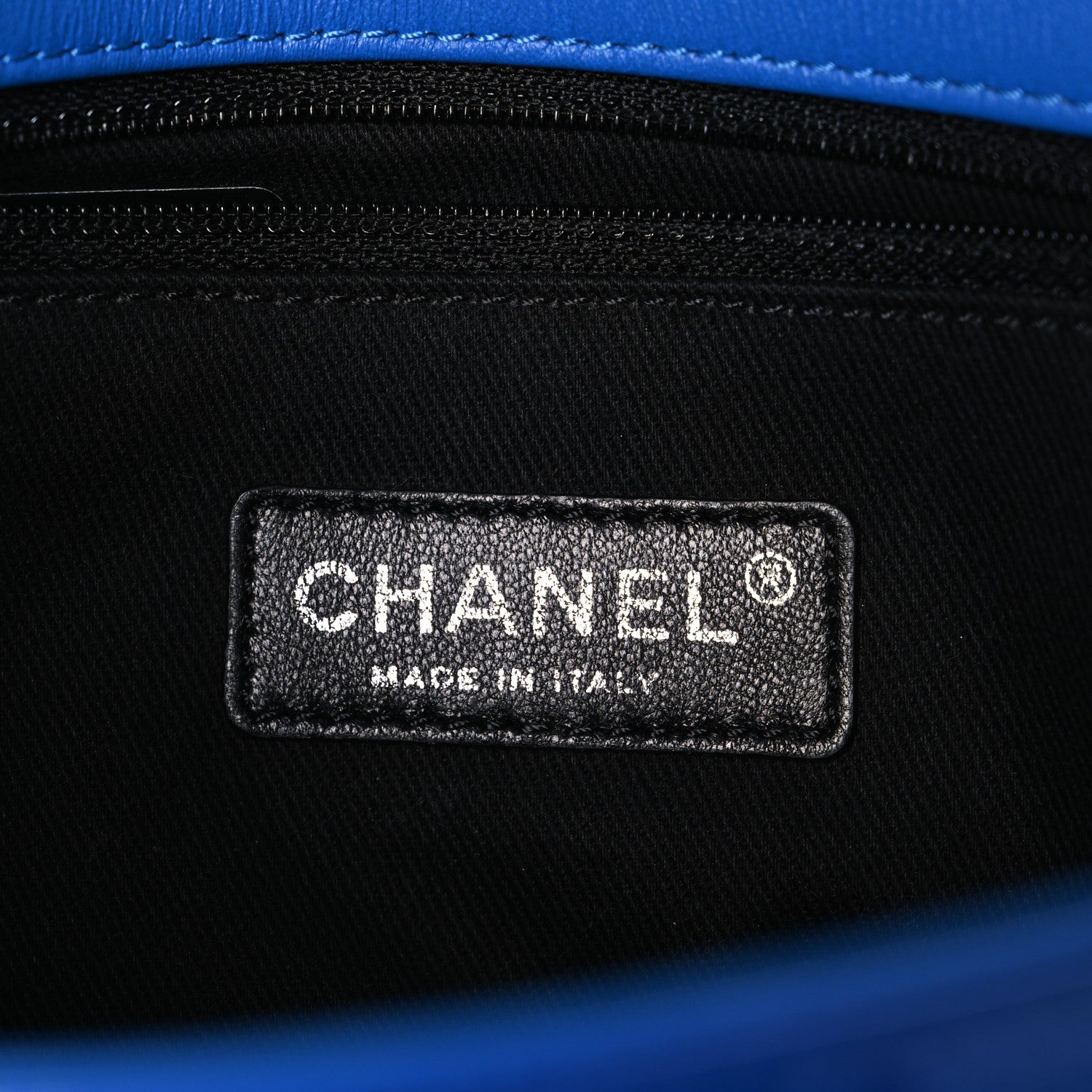 Chanel Patent Quilted Large Coco Shine Flap Blue 6 of 11