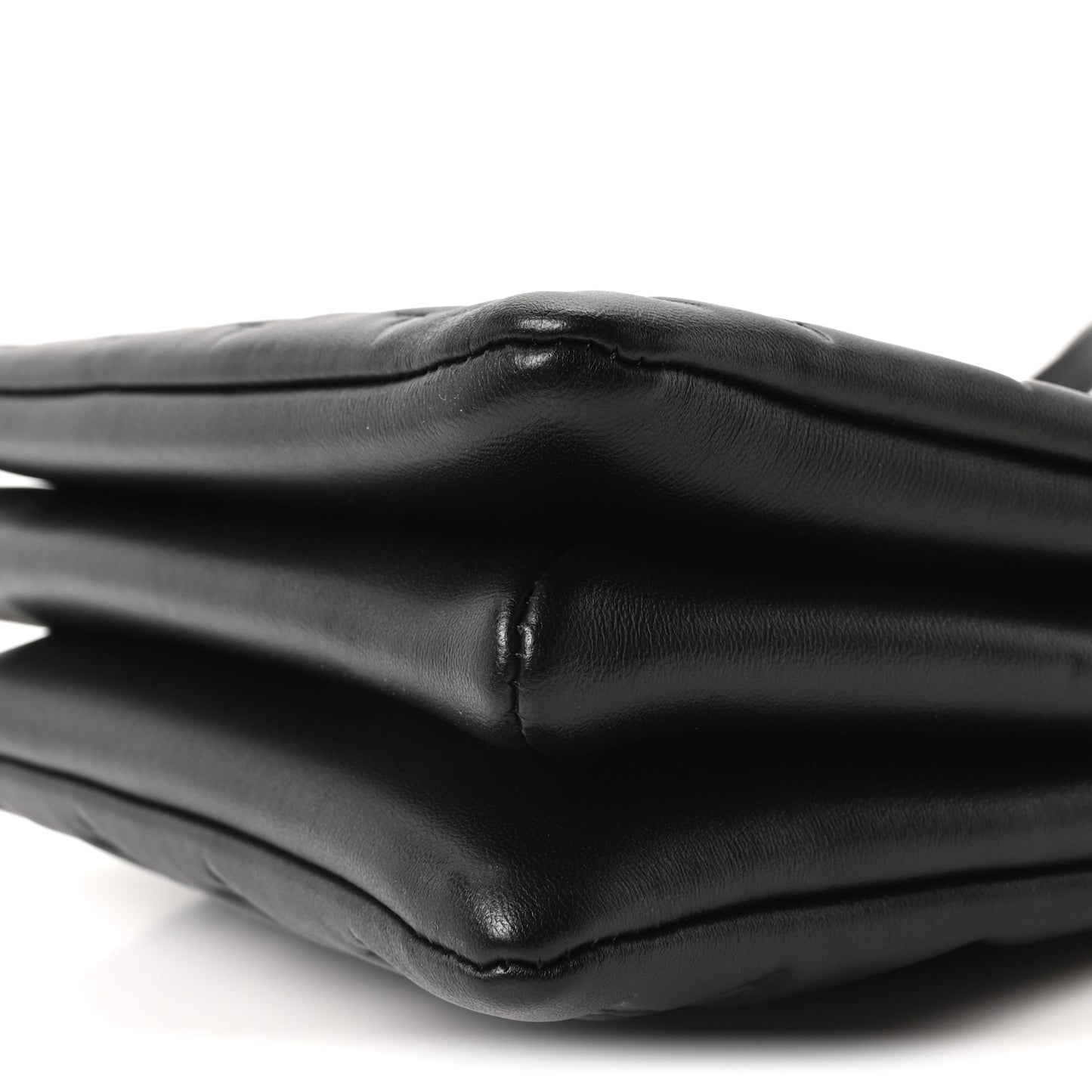 Lambskin Embossed Monogram Coussin BB Black