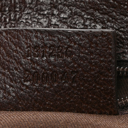 Gucci Monogram Waist Pouch Bag Dark Brown 7 of 9
