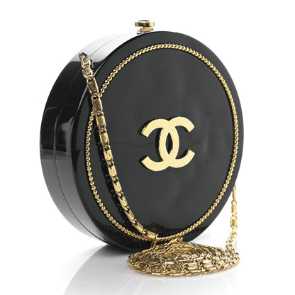 Chanel Resin Crystal CC Owl Black 3 of 9