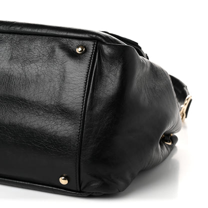 Chanel Lambskin Jersey Large Scales Flap Black 10 of 10
