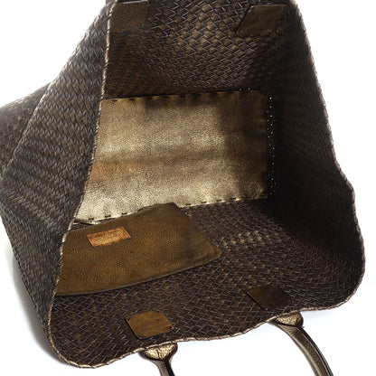 Bottega Veneta Intrecciato Large Cabat Platino Ossidato 5 of 8