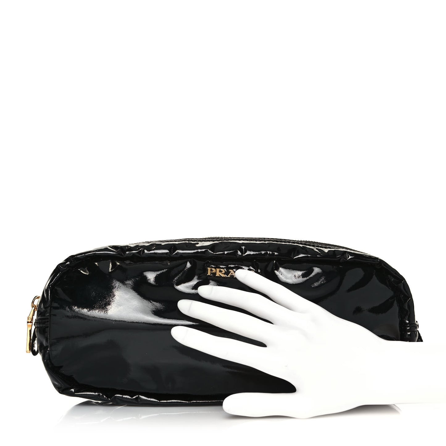 Vernice Cosmetic Pouch Black