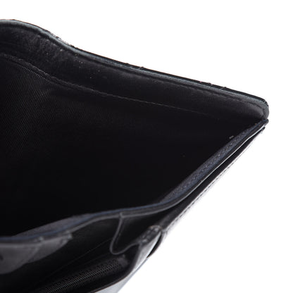 Chanel Patent Calfskin Quilted Yen Wallet Black 6 of 13