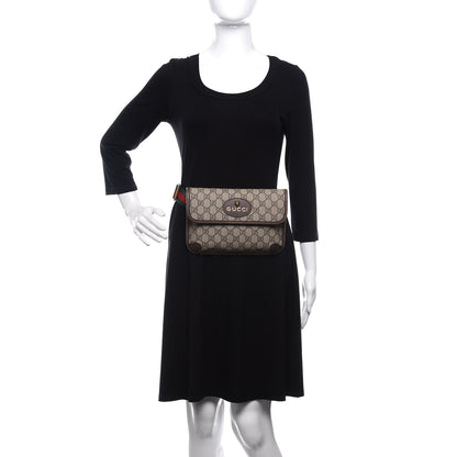 Gucci GG Supreme Monogram Neo Vintage Web Belt Bag Brown 2 of 10