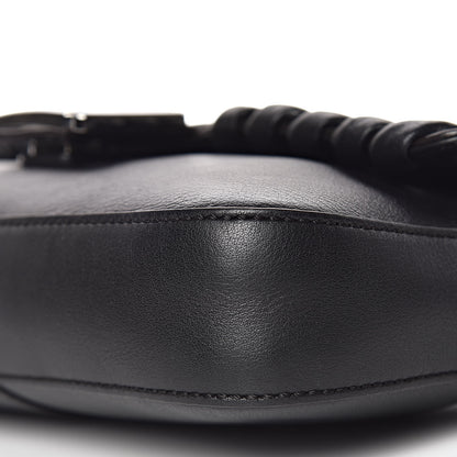 Fendi Vitello Dolce Lace Up Baguette Black 19 of 20
