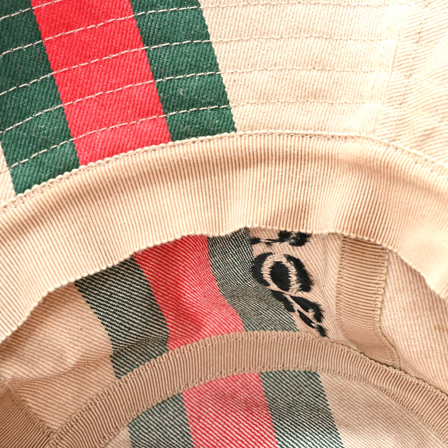 Monogram Canvas Web Bucket Hat XL Beige