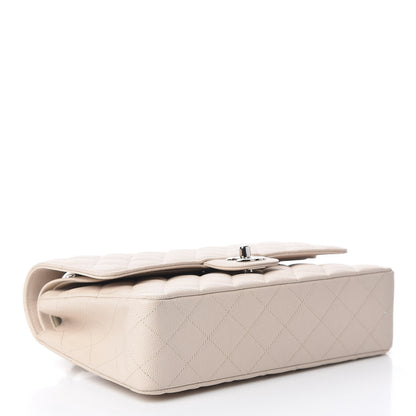 Chanel Caviar Quilted Medium Double Flap Light Beige 4 of 11