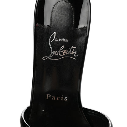 Christian Louboutin Patent Simply Me 70 Slide Sandals 38.5 Black 7 of 10