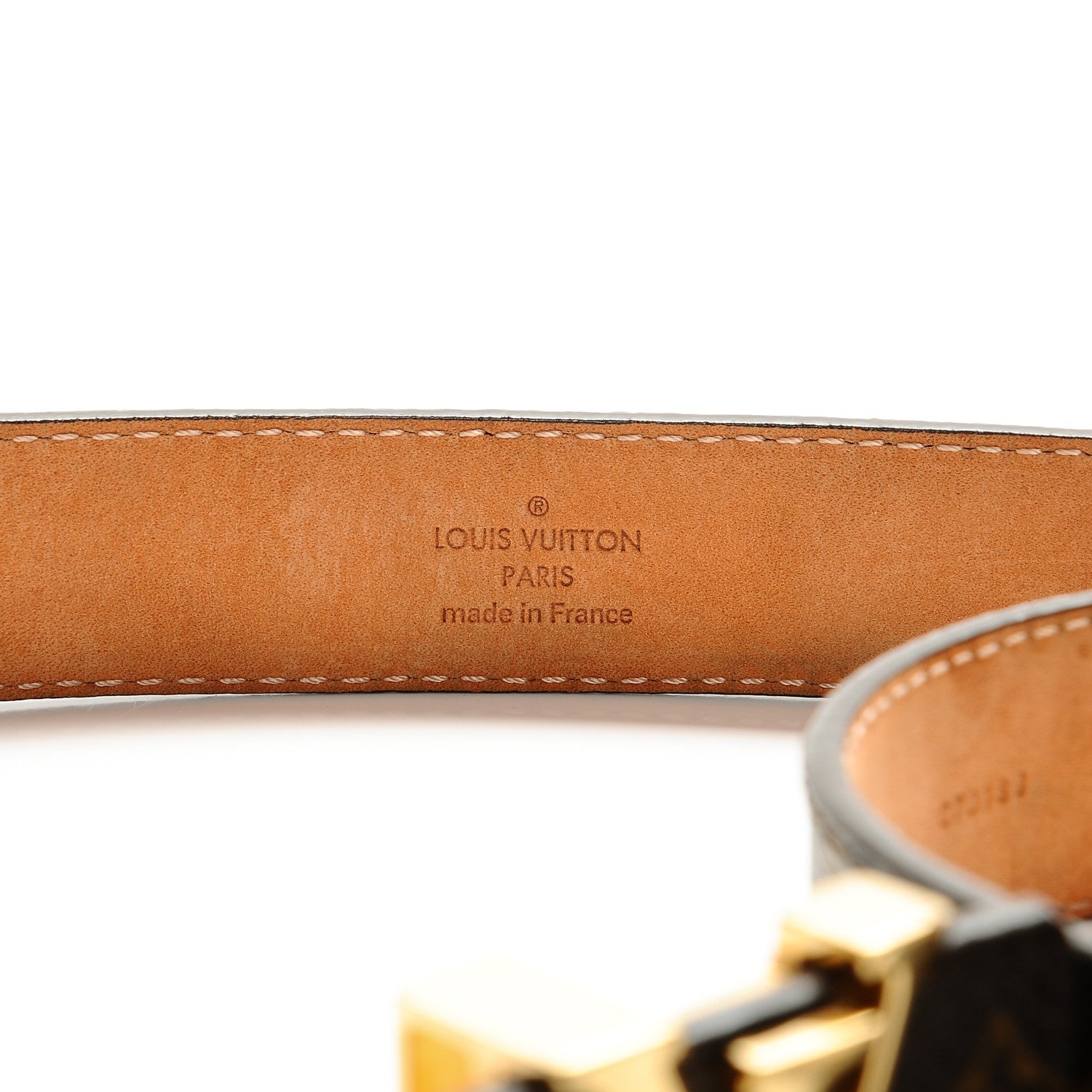 Louis Vuitton Monogram 25mm LV Initiales Belt 80 32 195176