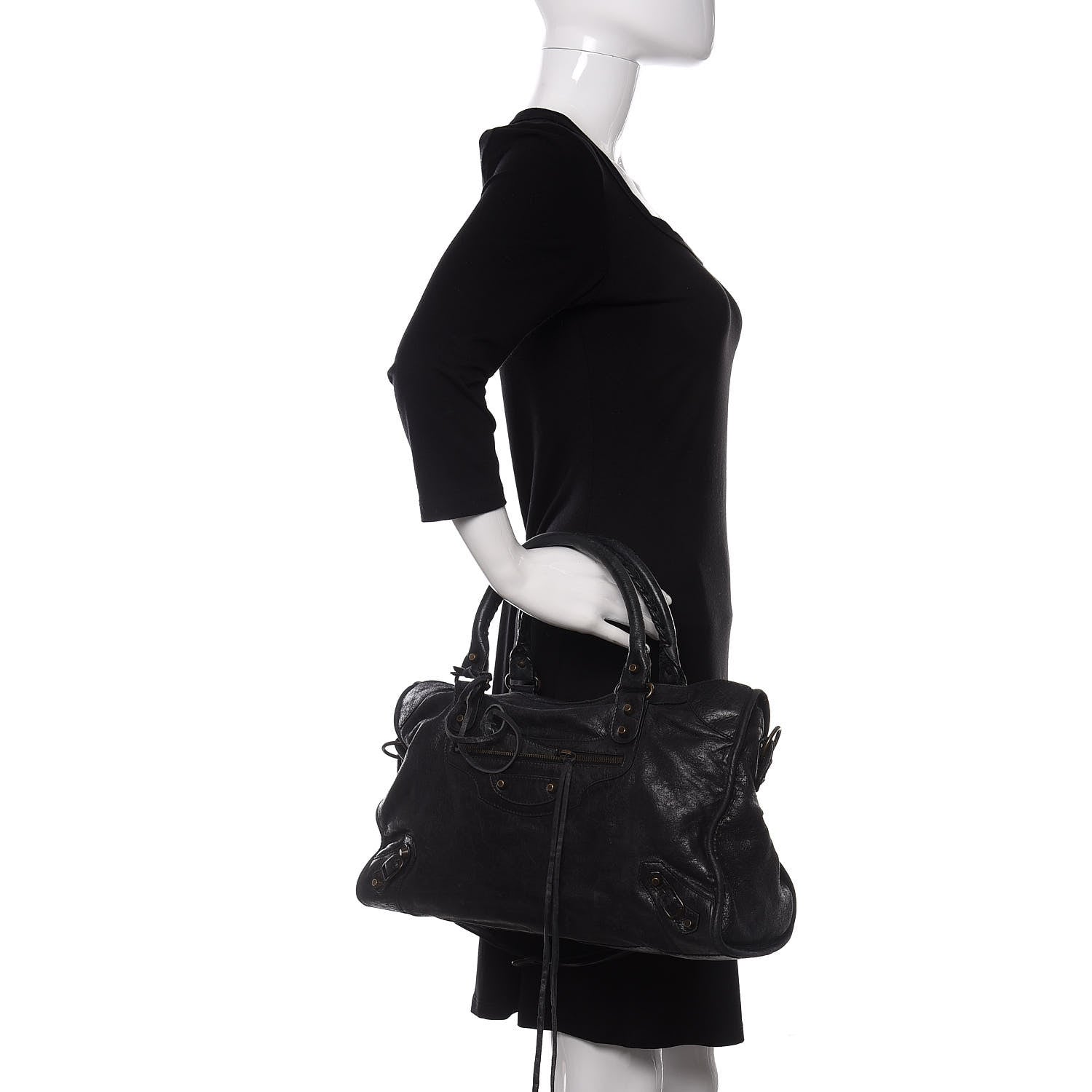 Balenciaga Agneau Classic Hardware City Black 2 of 14