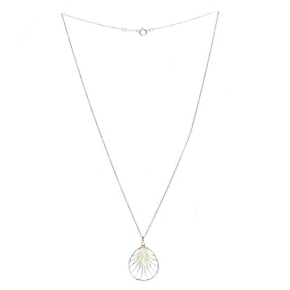 Tiffany 18K Yellow Gold Small Paloma Picasso Villa Paloma Palm Pendant Necklace 3 of 6