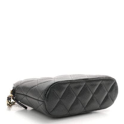 Chanel Caviar Quilted Classic Clutch with Chain Black 4 of 11