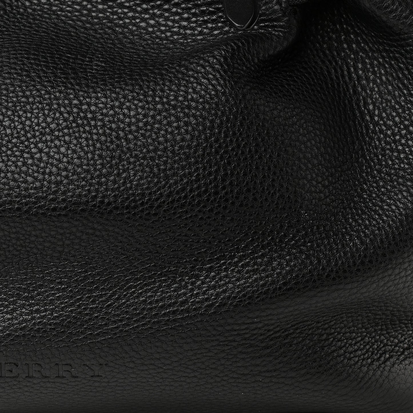 Grainy Calfskin House Check Medium Maidstone Black