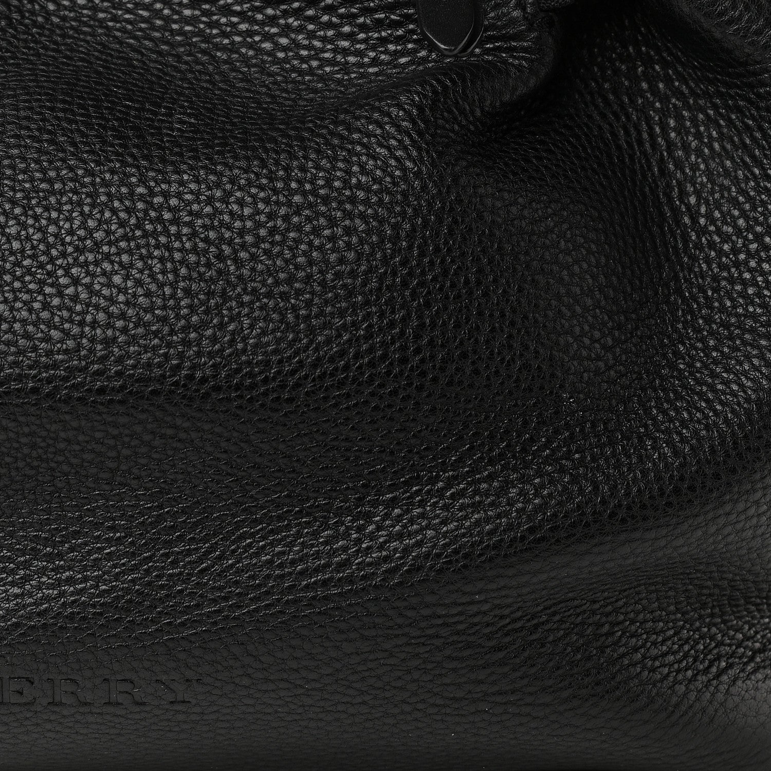 Burberry Grainy Calfskin House Check Medium Maidstone Black 13 of 14