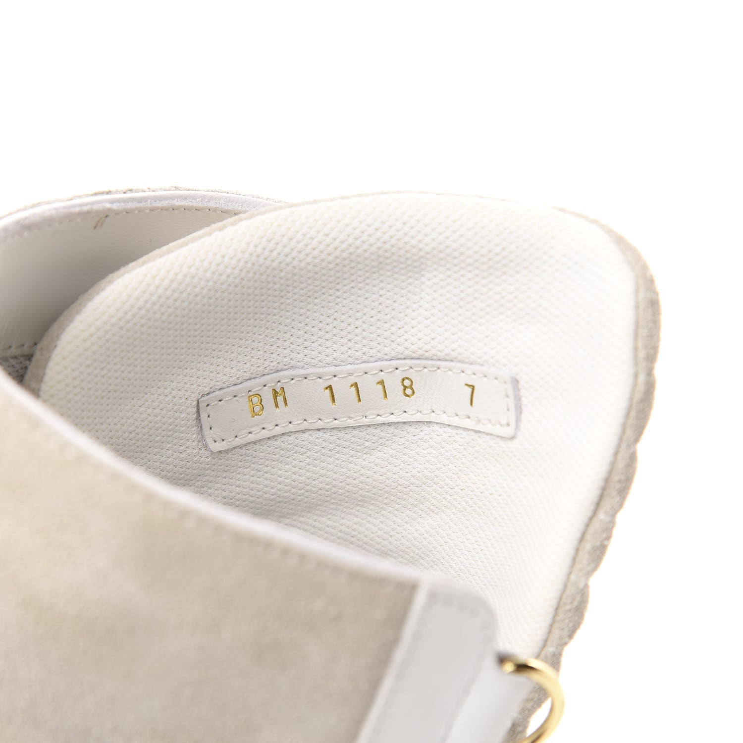 Louis Vuitton Calfskin Suede Mens Creeper Ankle Boots 7 White 9 of 10