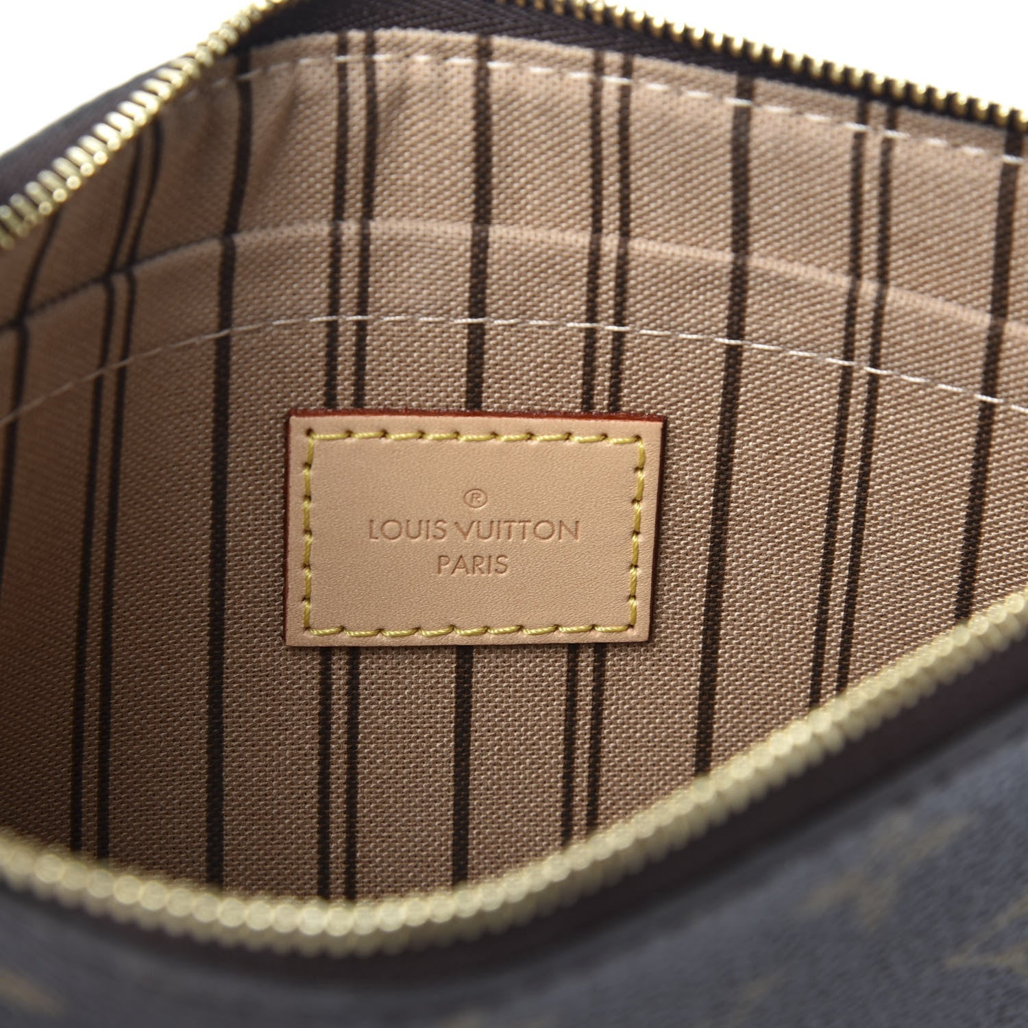 Louis Vuitton Monogram Neverfull MM GM Pochette 4 of 9