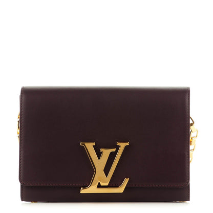 Louis Vuitton Calfskin Chain Louise GM Amarante 1 of 7