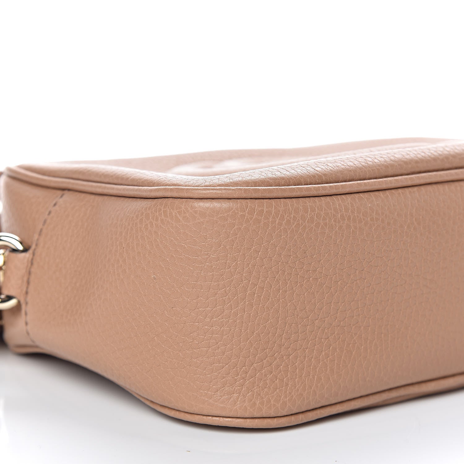 Gucci Pebbled Calfskin Small Soho Disco Bag Camelia 8 of 9