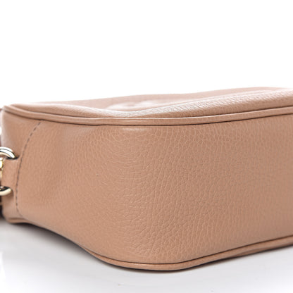 Gucci Pebbled Calfskin Small Soho Disco Bag Camelia 8 of 9