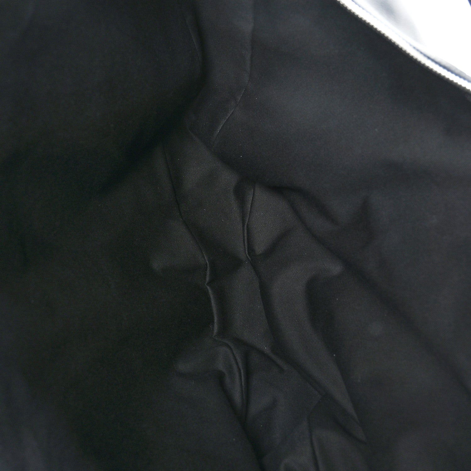Versace Calfskin Large Repeat Zip Hobo Black 5 of 8