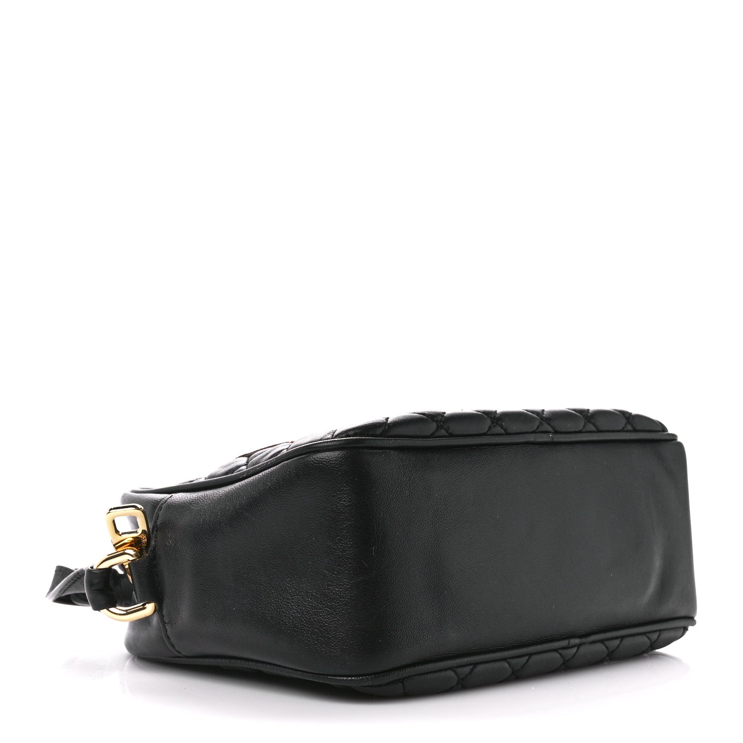 Dolce & Gabbana Lambskin Quilted Devil Patch Glam Crossbody Black 4 of 10